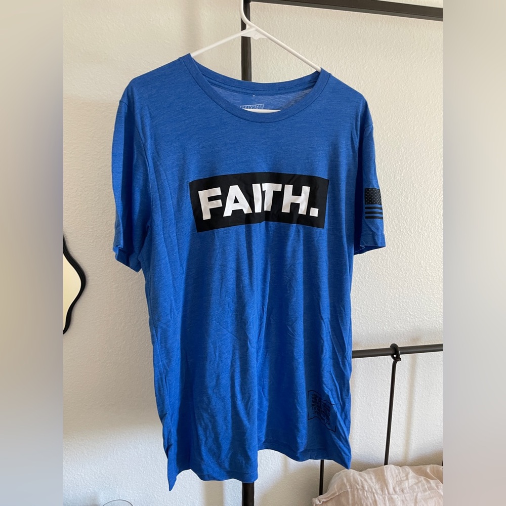 CrossFit Mayhem FAITH T-Shirt, NWOT - Large